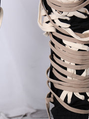 Load image into Gallery viewer, Laced Patchwork Pants
