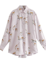 Load image into Gallery viewer, Long Sleeve Animal Print Shirt
