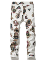 Load image into Gallery viewer, Logo Printed Jeans
