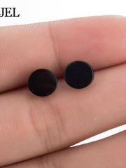 Load image into Gallery viewer, Black Steel Earrings
