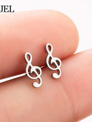 Load image into Gallery viewer, Black Steel Earrings
