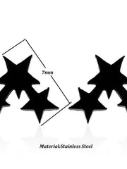 Load image into Gallery viewer, Black Steel Earrings
