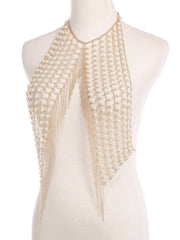 Load image into Gallery viewer, Pearl Halter Top
