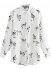 Load image into Gallery viewer, Long Sleeve Animal Print Shirt
