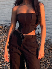 Load image into Gallery viewer, Side Lace-Up Bustier
