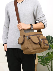 Load image into Gallery viewer, Canvas Travel Bag
