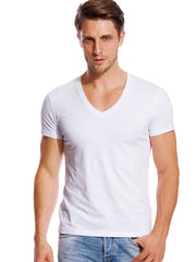 Load image into Gallery viewer, Solid V-Neck T Shirt
