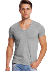 Load image into Gallery viewer, Solid V-Neck T Shirt
