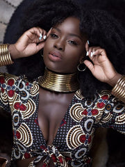 Load image into Gallery viewer, Collar, Earrings, &amp; Matching Cuffs Jewelry Set
