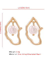 Load image into Gallery viewer, Irregular Shape Pearl Earrings
