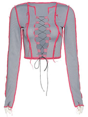 Load image into Gallery viewer, Patchwork Crop Top
