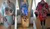 Load image into Gallery viewer, Floral Print Kimono Robe