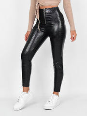 Load image into Gallery viewer, Faux Snakeskin Pants

