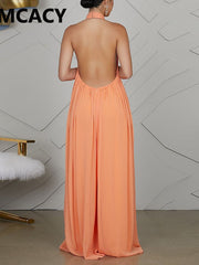 Load image into Gallery viewer, Backless Loose Jumpsuits
