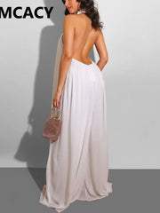 Load image into Gallery viewer, Backless Loose Jumpsuits
