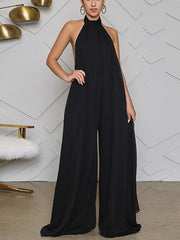 Load image into Gallery viewer, Backless Loose Jumpsuits
