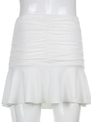 Load image into Gallery viewer, Ruched Mini Skirt
