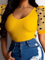 Load image into Gallery viewer, Sheer Sleeve Blouse
