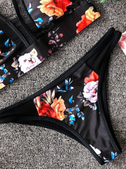Load image into Gallery viewer, Floral Sheer Bikini
