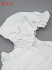 Load image into Gallery viewer, Off Shoulder Lace Up Blouse
