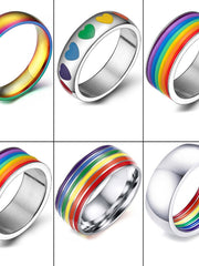 Load image into Gallery viewer, Rainbow Color Ring
