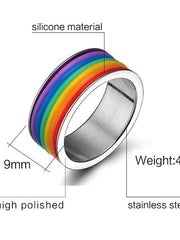Load image into Gallery viewer, Rainbow Color Ring
