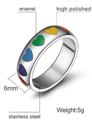 Load image into Gallery viewer, Rainbow Color Ring

