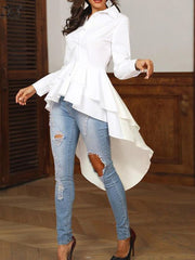 Load image into Gallery viewer, Ruffled Long Sleeve Top
