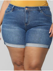 Load image into Gallery viewer, Denim Jean Shorts
