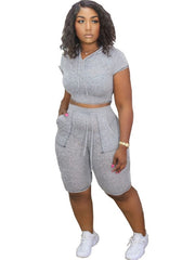 Load image into Gallery viewer, Hooded Top &amp; Shorts
