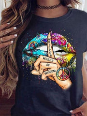 Load image into Gallery viewer, Lip Print T-Shirts
