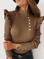 Load image into Gallery viewer, Elegant  Long Sleeve Top
