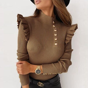 Elegant  Long Sleeve Top