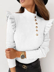 Load image into Gallery viewer, Elegant  Long Sleeve Top
