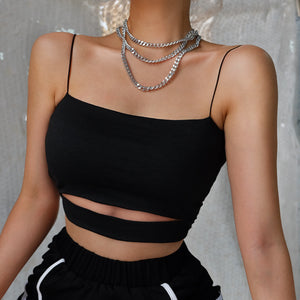 Spaghetti Strap Crop Top