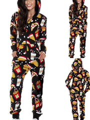 Load image into Gallery viewer, Long Sleeve Hooded Jumpsuit
