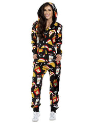 Load image into Gallery viewer, Long Sleeve Hooded Jumpsuit
