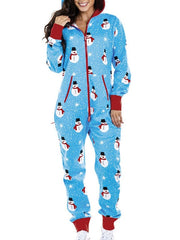 Load image into Gallery viewer, Long Sleeve Hooded Jumpsuit
