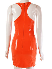 Load image into Gallery viewer, Faux Leather Dress
