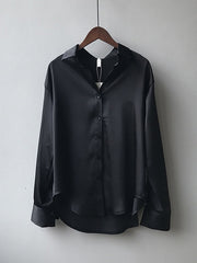 Load image into Gallery viewer, Button Down Silky Shirt
