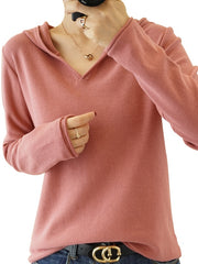 Load image into Gallery viewer, Long Sleeve Hoodie Top
