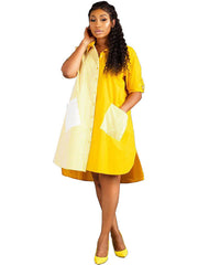 Load image into Gallery viewer, Long Sleeve Shirt Dress
