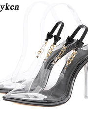 Load image into Gallery viewer, Clear High Heels
