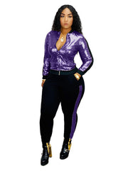 Load image into Gallery viewer, Sequined Two-Piece Set
