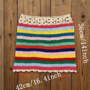 Crochet Tube Top and Skirt