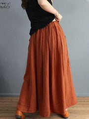 Load image into Gallery viewer, Long Patchwork Skirt
