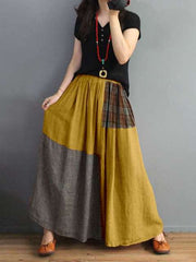 Load image into Gallery viewer, Long Patchwork Skirt
