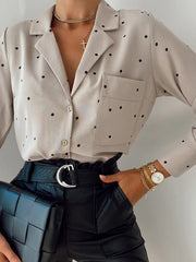 Load image into Gallery viewer, Polka Dot Blouse
