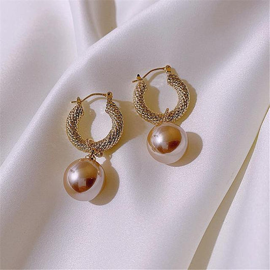 Fine Pearl Drop Earrings