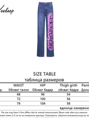 Load image into Gallery viewer, Baggy Graffiti Jeans
